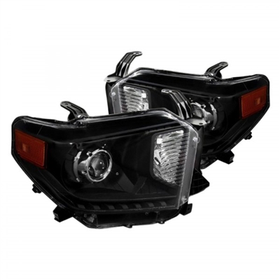 2014 - 2021 Toyota Tundra Projector Headlights - Black