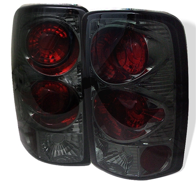 2000 - 2006 Chevy Suburban (Lift Gate) Euro Style Tail Lights - Smoke