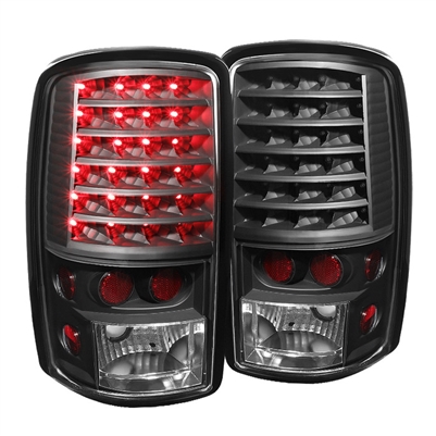 2001 - 2006 GMC Yukon Denali (Lift Gate) LED Tail Lights - Black